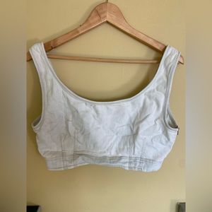 A.L.C denim crop top